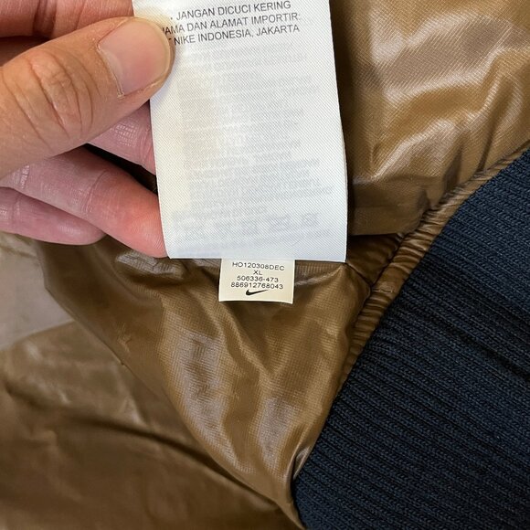 Nike British Millerain Wool Blend Windrunner Hooded Zip Jacket - Men's Size XL - Picture 9 of 15